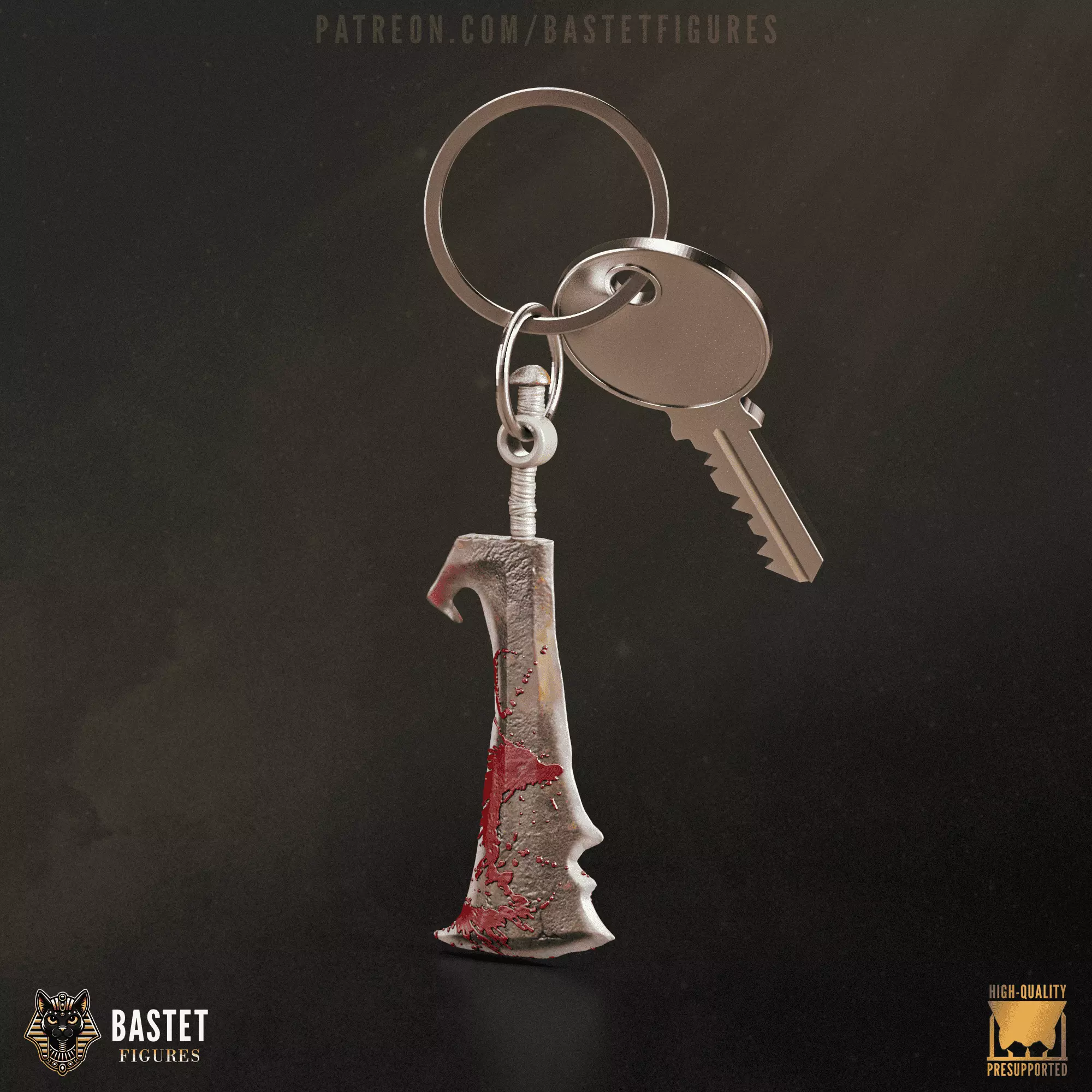 Zodd Keychain I Berserk 3D print model_0