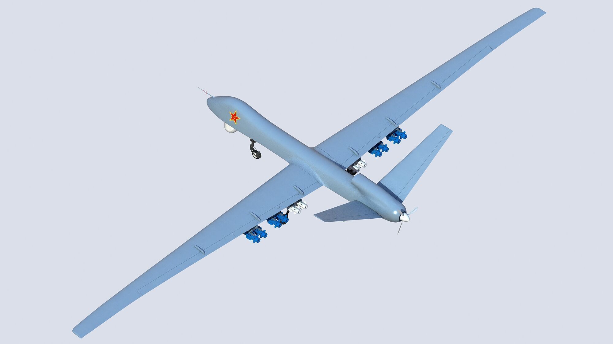 PLA CH-5 UAV 3D model_1