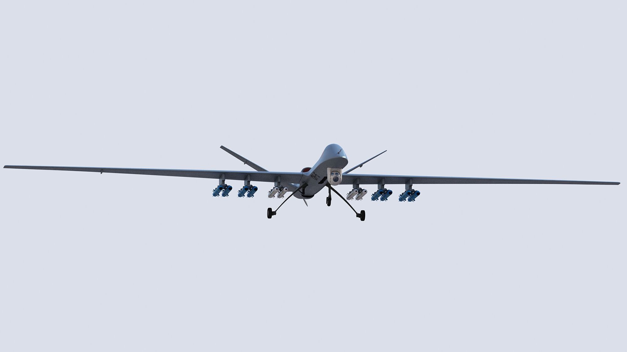 PLA CH-5 UAV 3D model_12