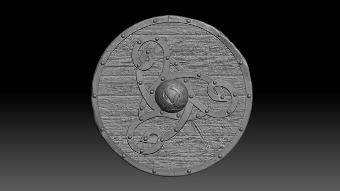Wylder Small Shield - Nightreign weapon 3D print model