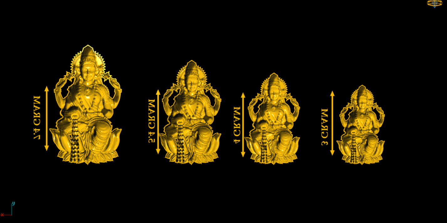 Laxmi 3D Model 3D print model_20
