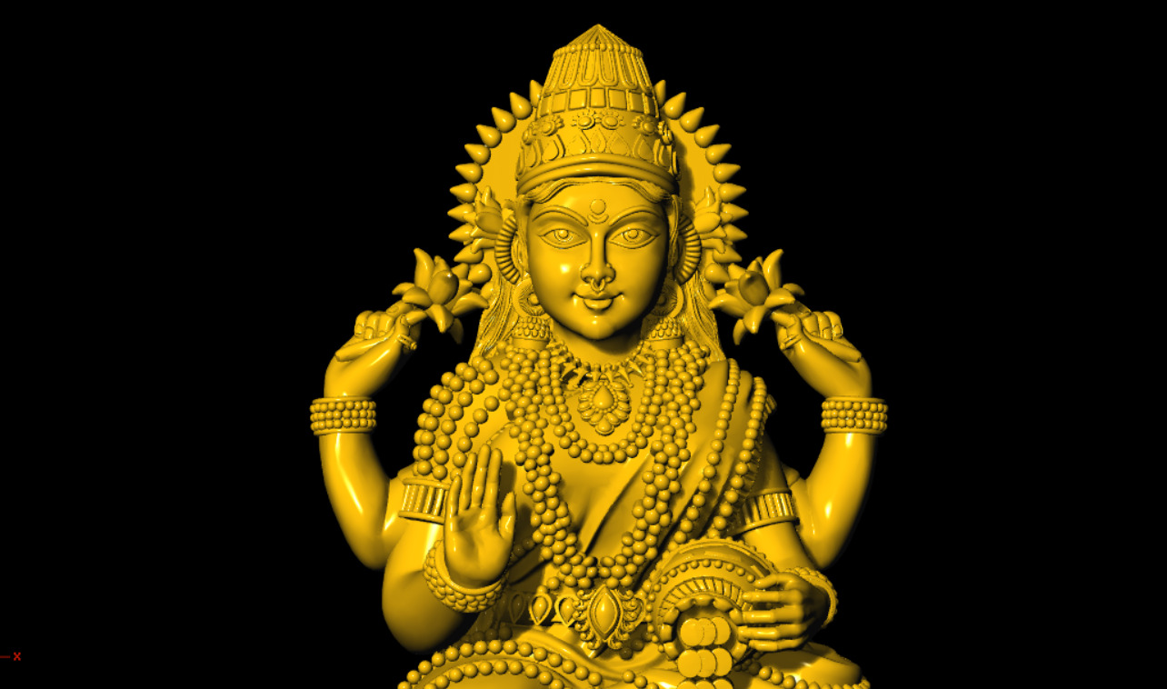 Laxmi 3D Model 3D print model_9