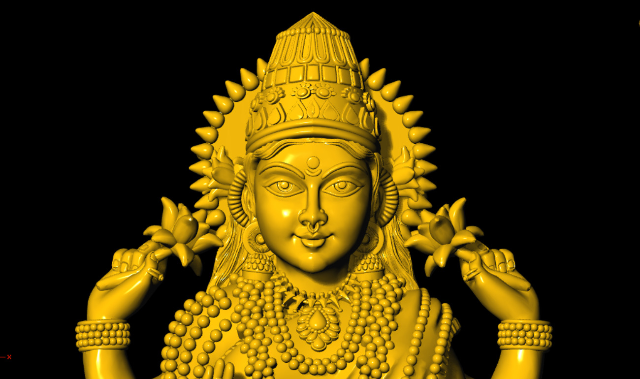 Laxmi 3D Model 3D print model_11