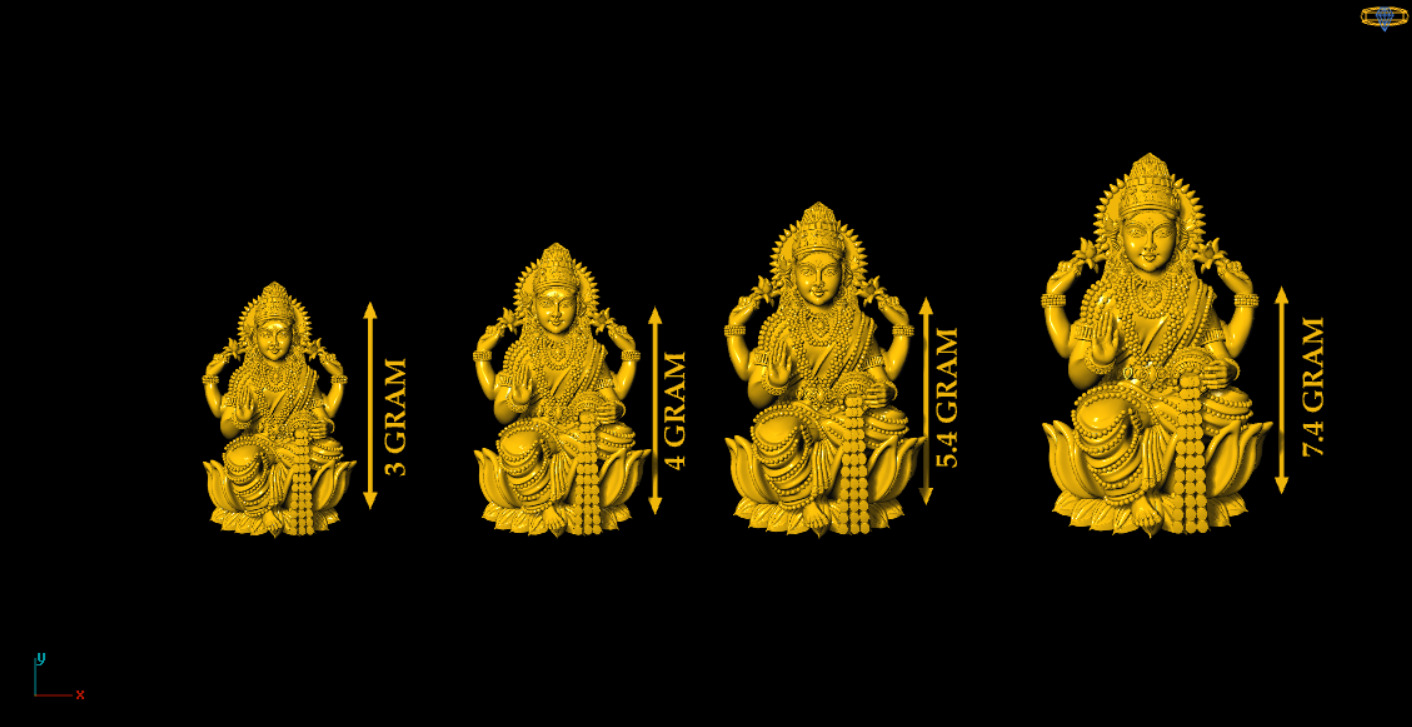 Laxmi 3D Model 3D print model_19