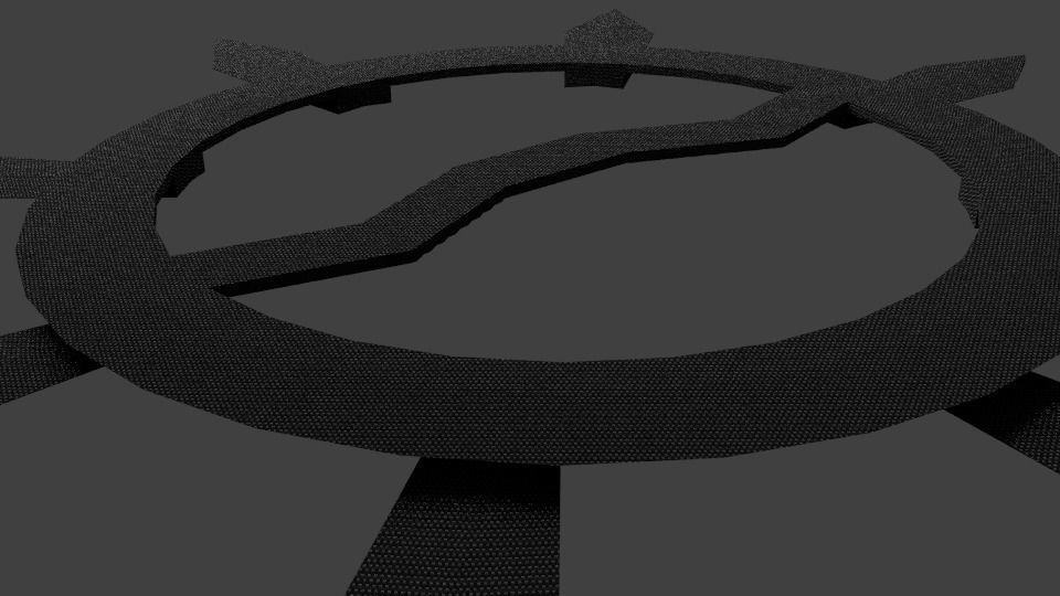 Carbon fiber Chakram Free 3D model_0