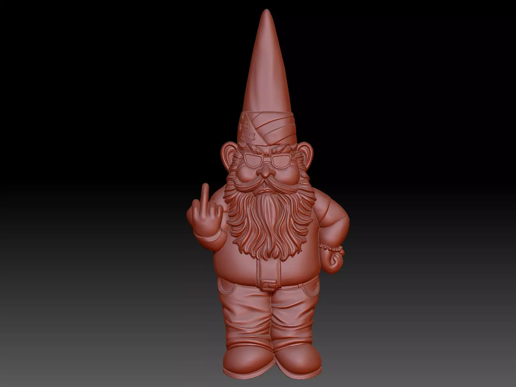Gnome 3D print model_0
