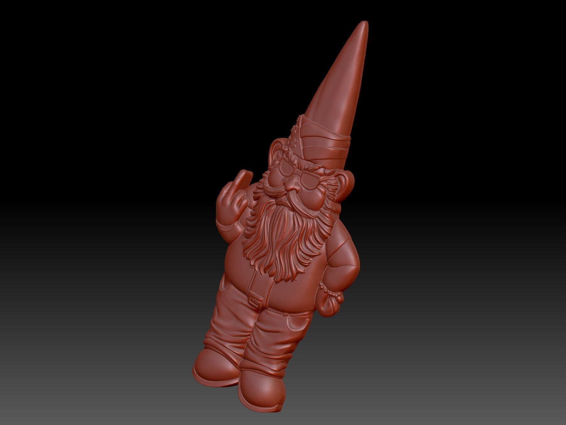 Gnome 3D print model_4