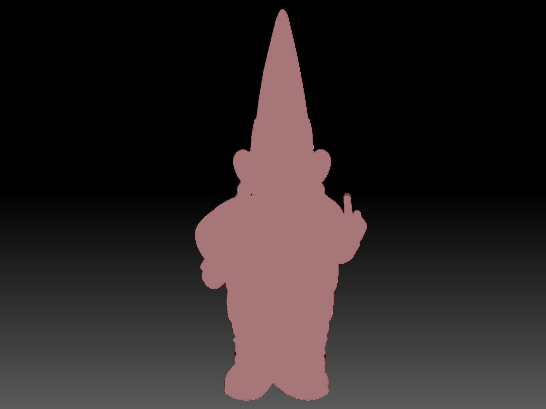 Gnome 3D print model_2