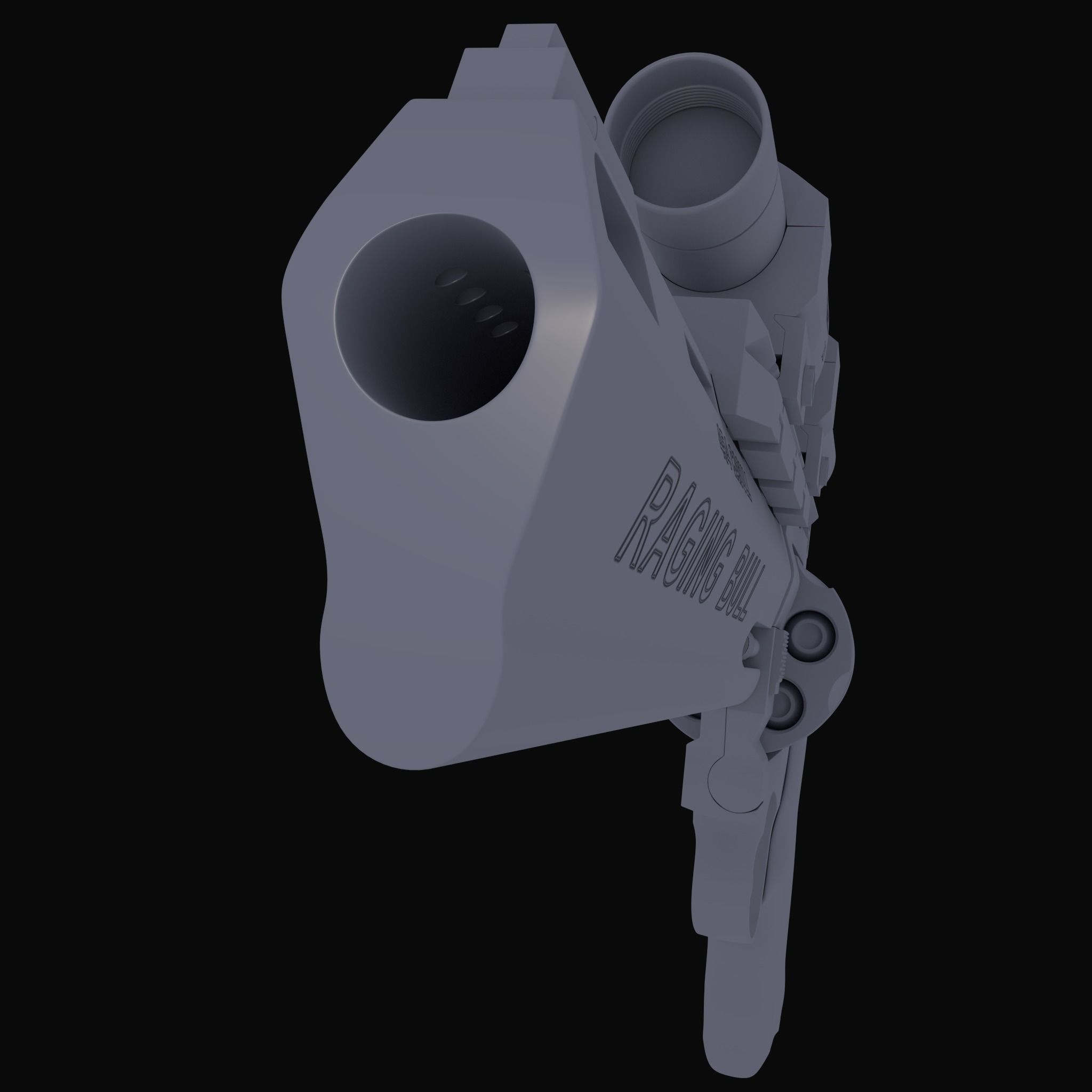 Taurus Raging Bull Free 3D model_0