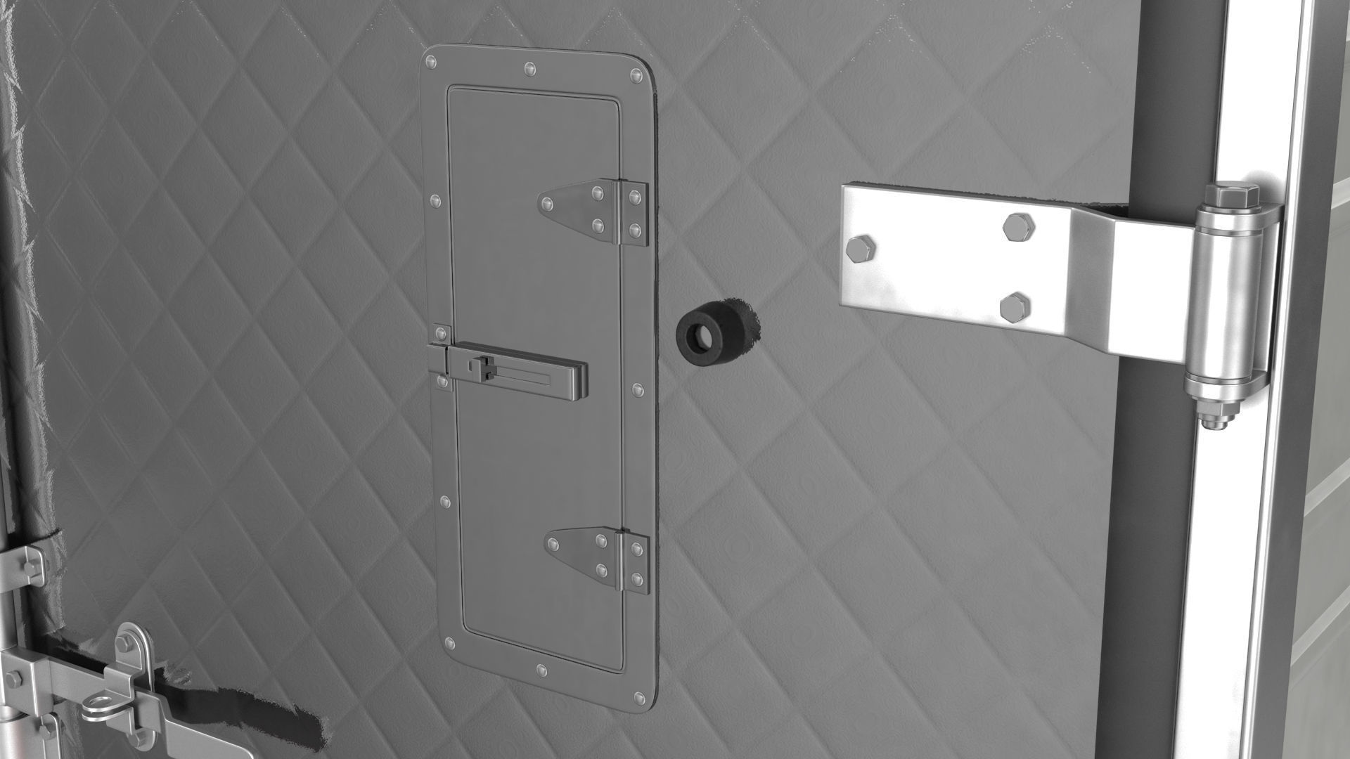 Volvo VNL 860 Truck with Reefer Trailer Your Brand Rigged 3D model_44