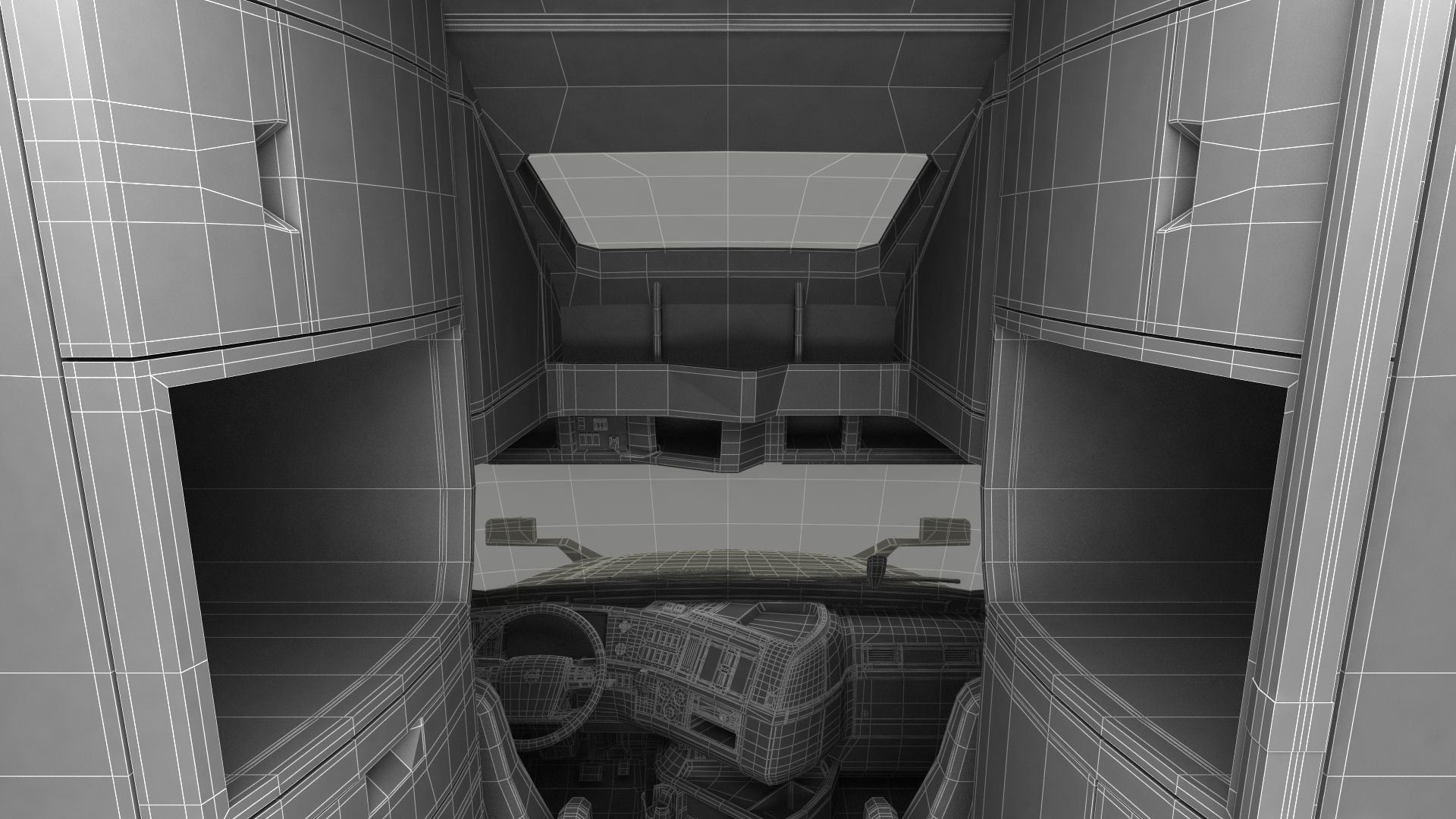 Volvo VNL 860 Truck with Reefer Trailer Your Brand Rigged 3D model_68