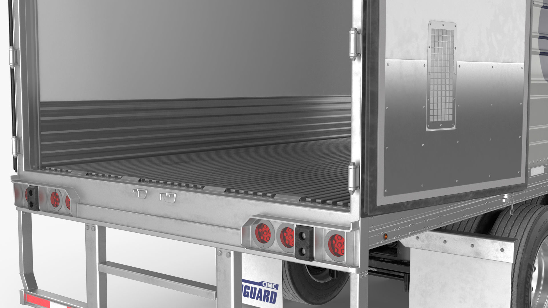 Volvo VNL 860 Truck with Reefer Trailer Your Brand Rigged 3D model_37