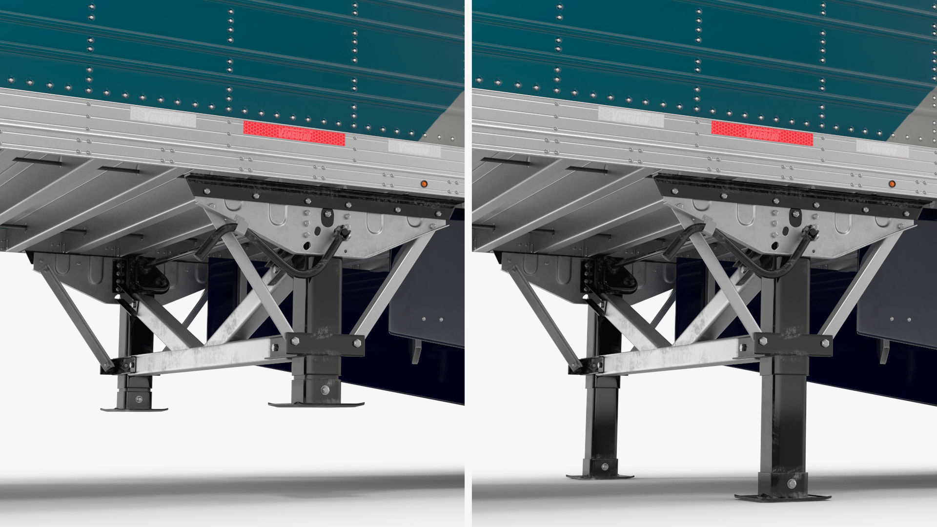 Volvo VNL 860 Truck with Reefer Trailer Your Brand Rigged 3D model_42