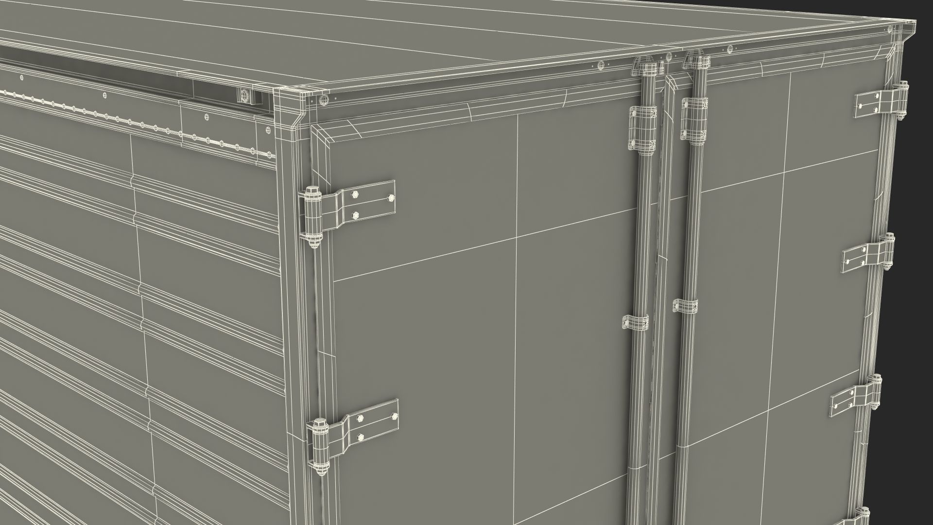 Volvo VNL 860 Truck with Reefer Trailer Your Brand Rigged 3D model_65