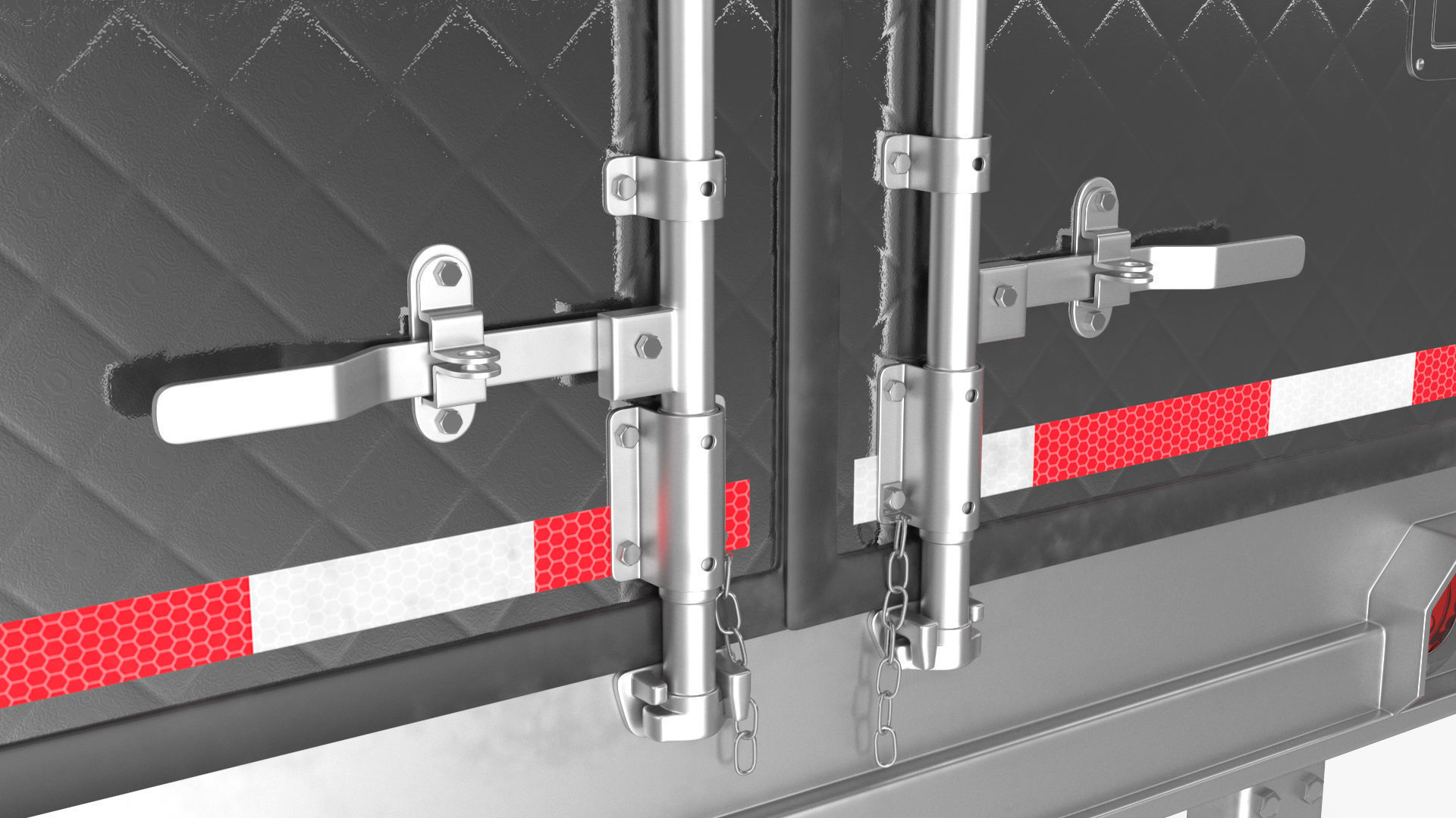 Volvo VNL 860 Truck with Reefer Trailer Your Brand Rigged 3D model_43