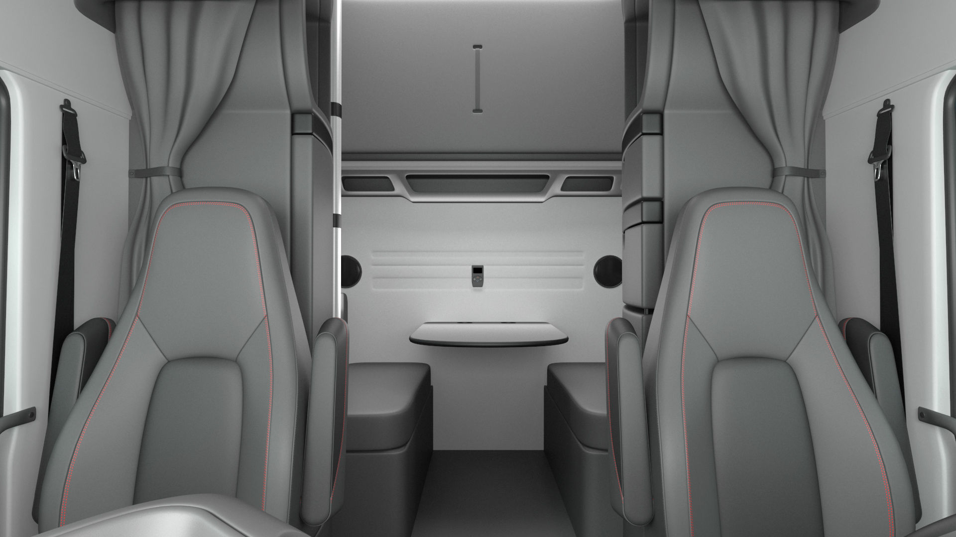 Volvo VNL 860 Truck with Reefer Trailer Your Brand Rigged 3D model_46