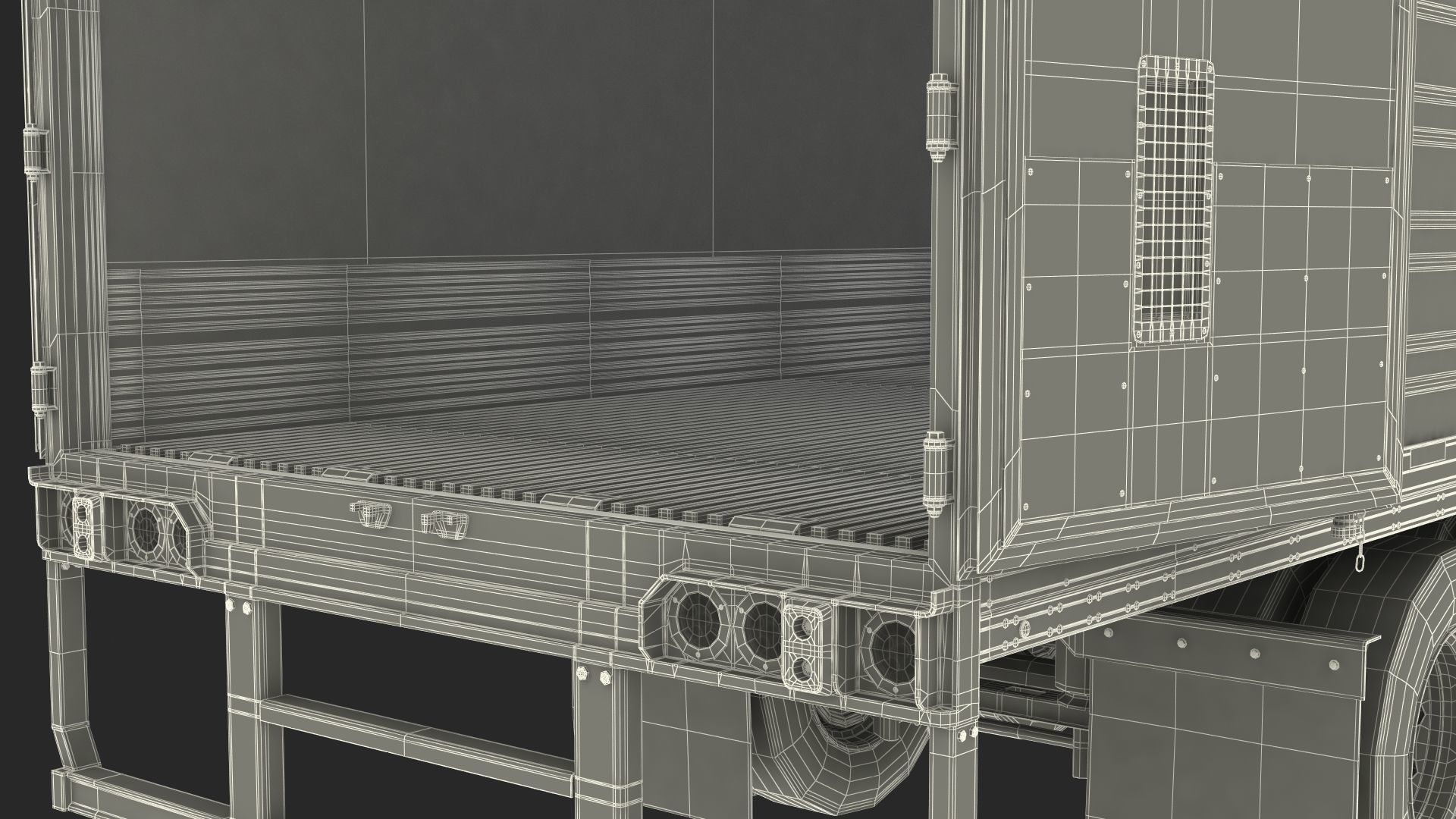 Volvo VNL 860 Truck with Reefer Trailer Your Brand Rigged 3D model_66