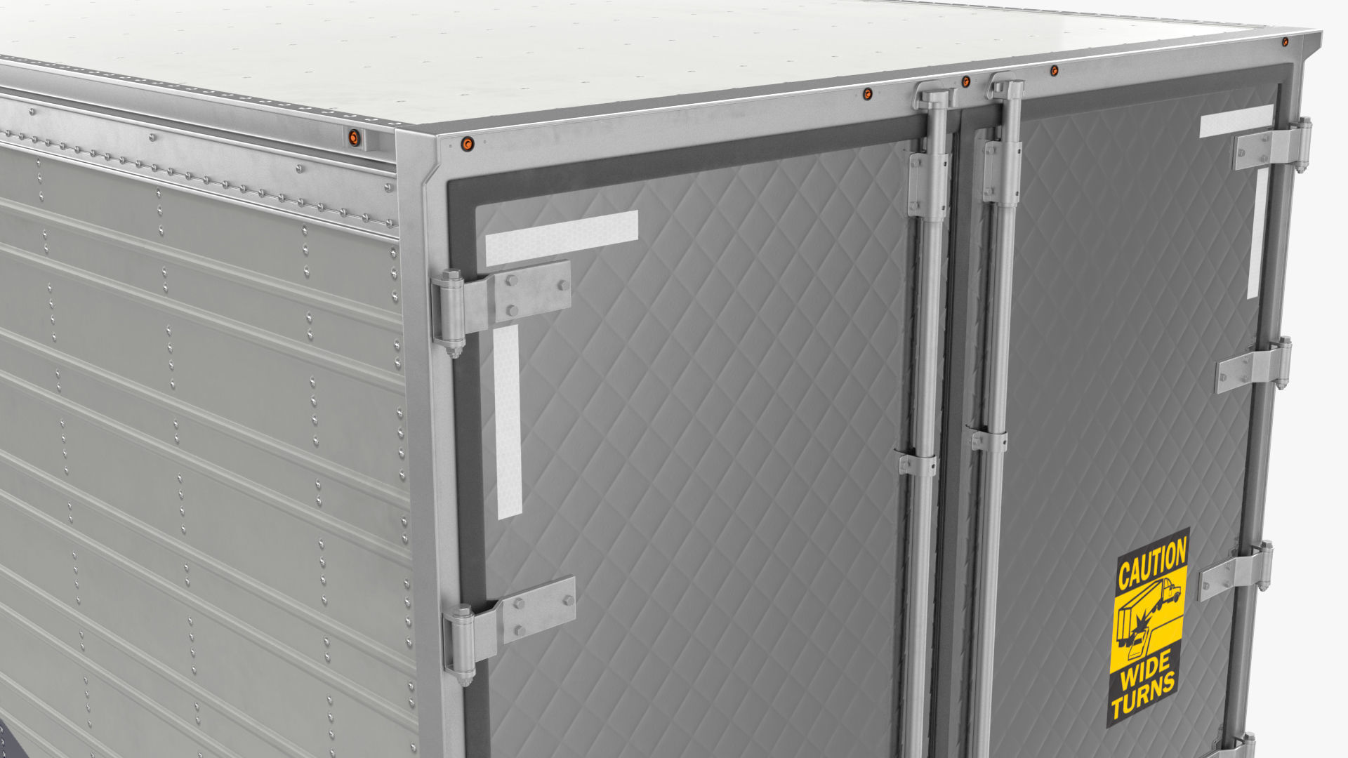 Volvo VNL 860 Truck with Reefer Trailer Your Brand Rigged 3D model_35