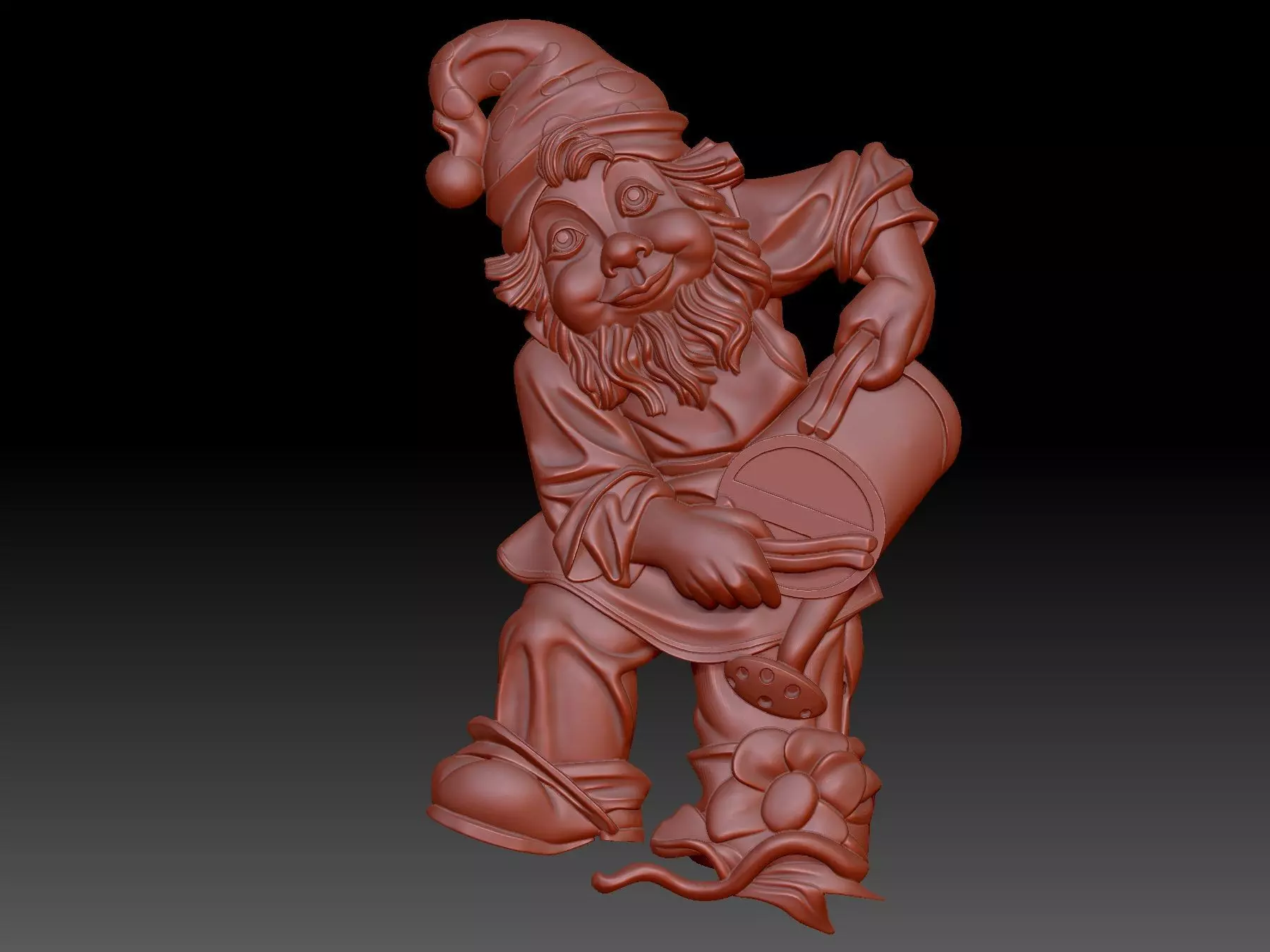Gnome 3D print model_0