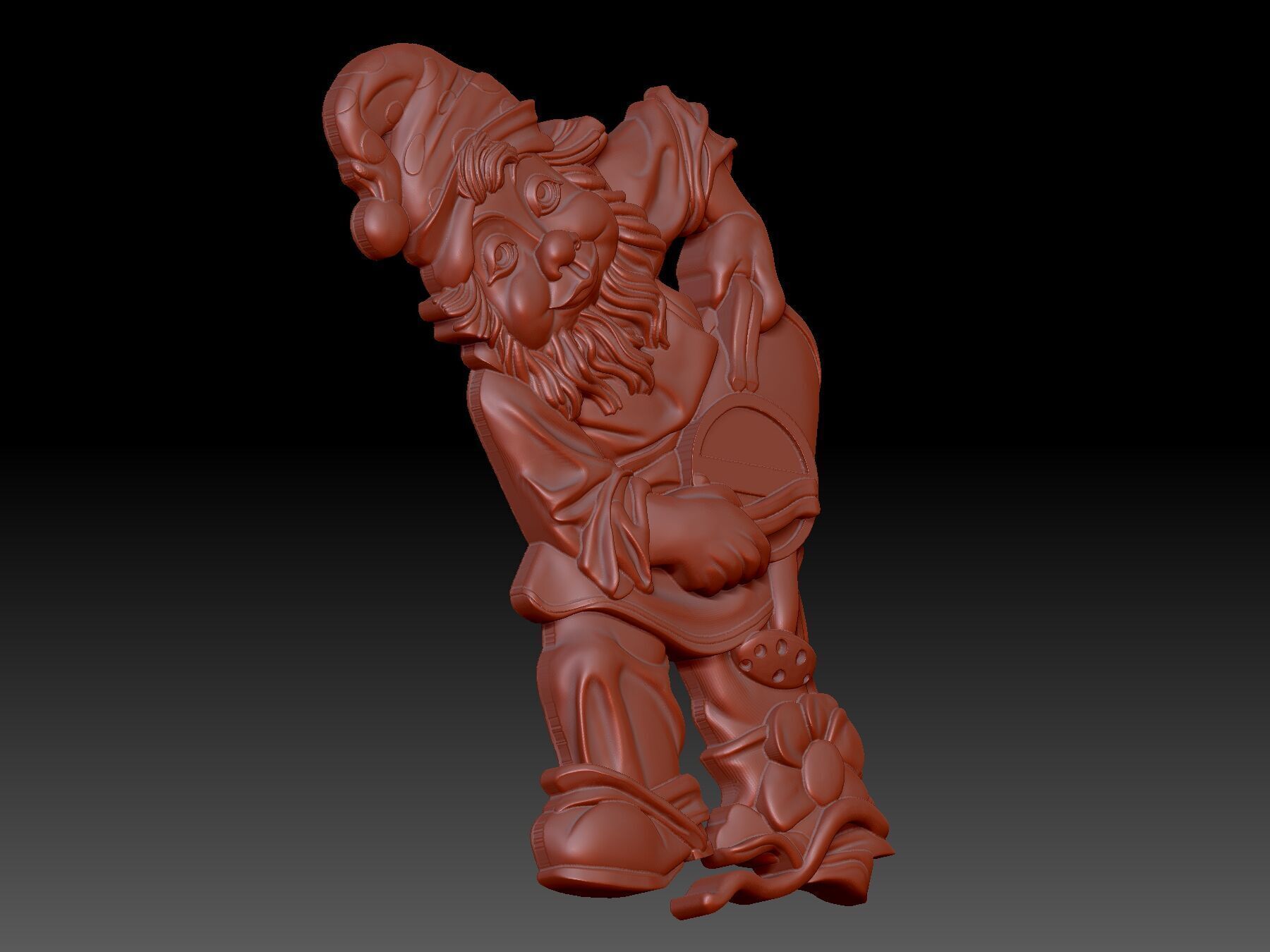 Gnome 3D print model_3