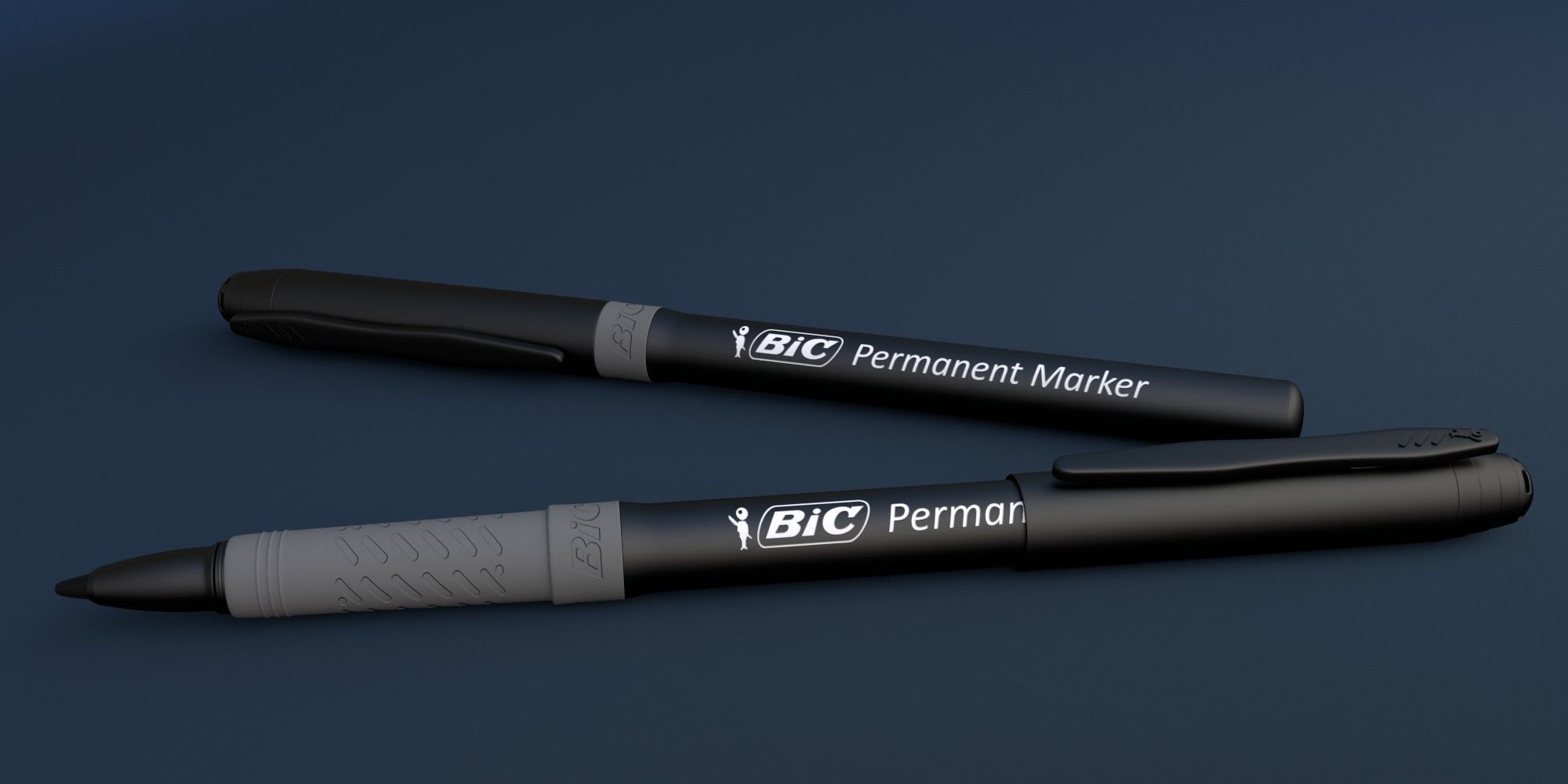 Bic marker Free 3D model_0