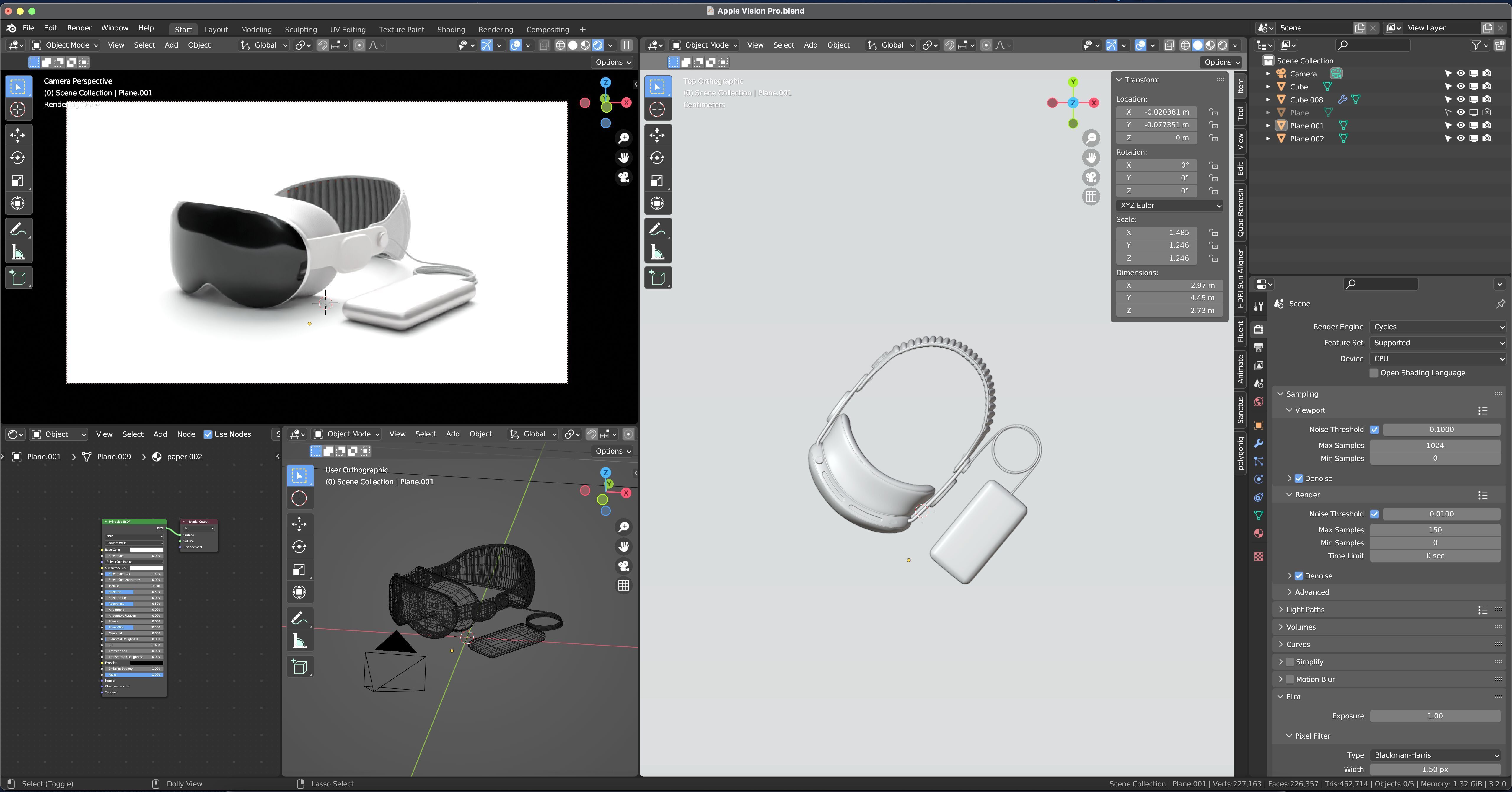Apple Vision Pro 3D model_9