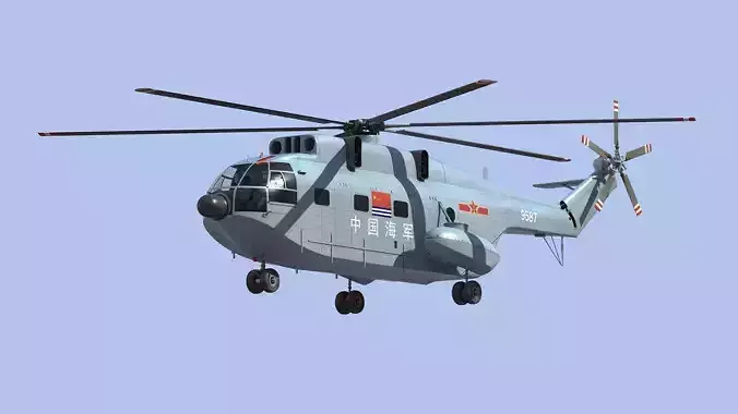 Changhe Z-8 3D model