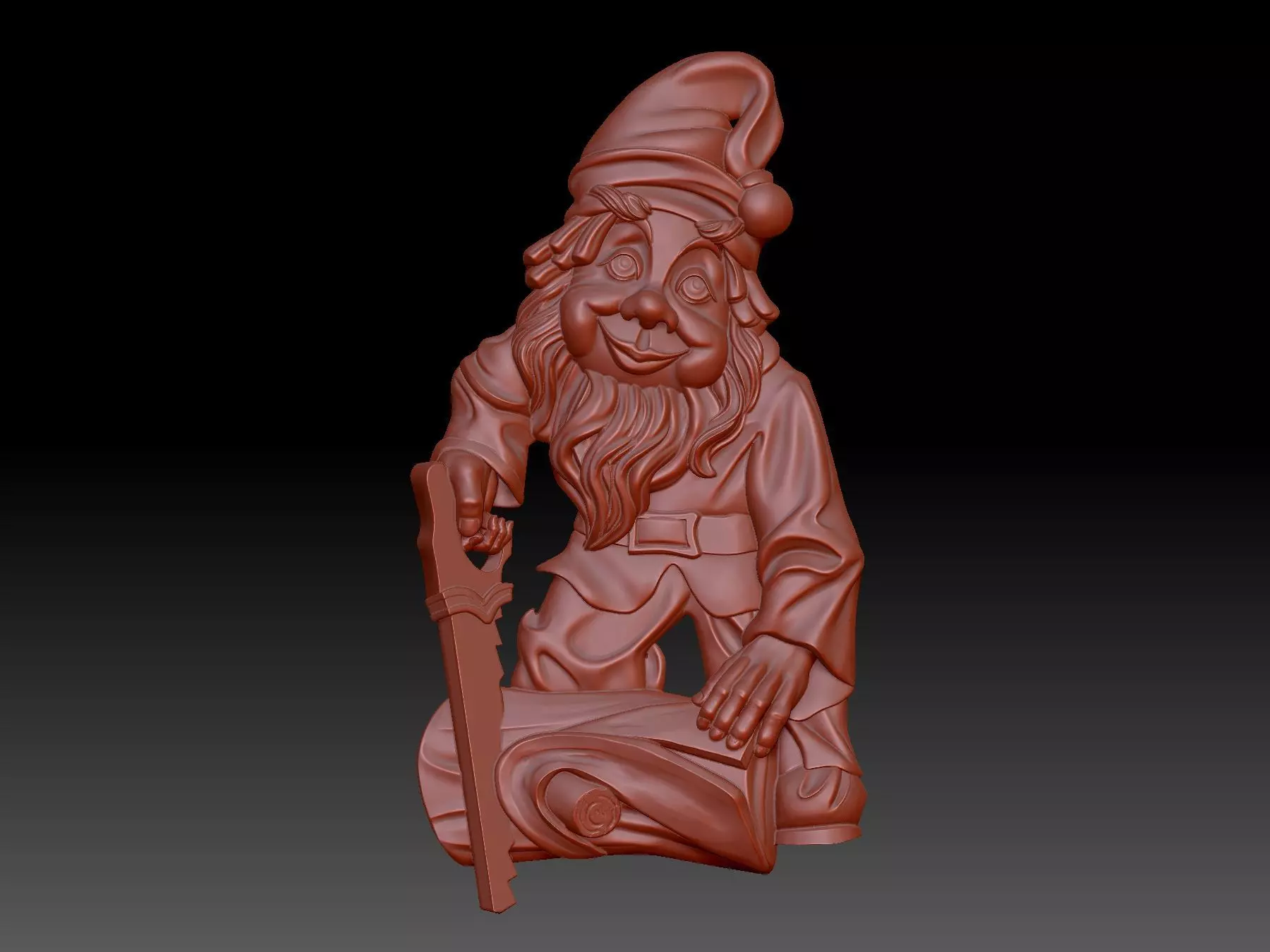 Gnome 3D print model