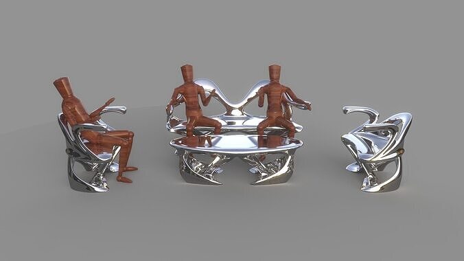 Metal Art Furniture 3D model