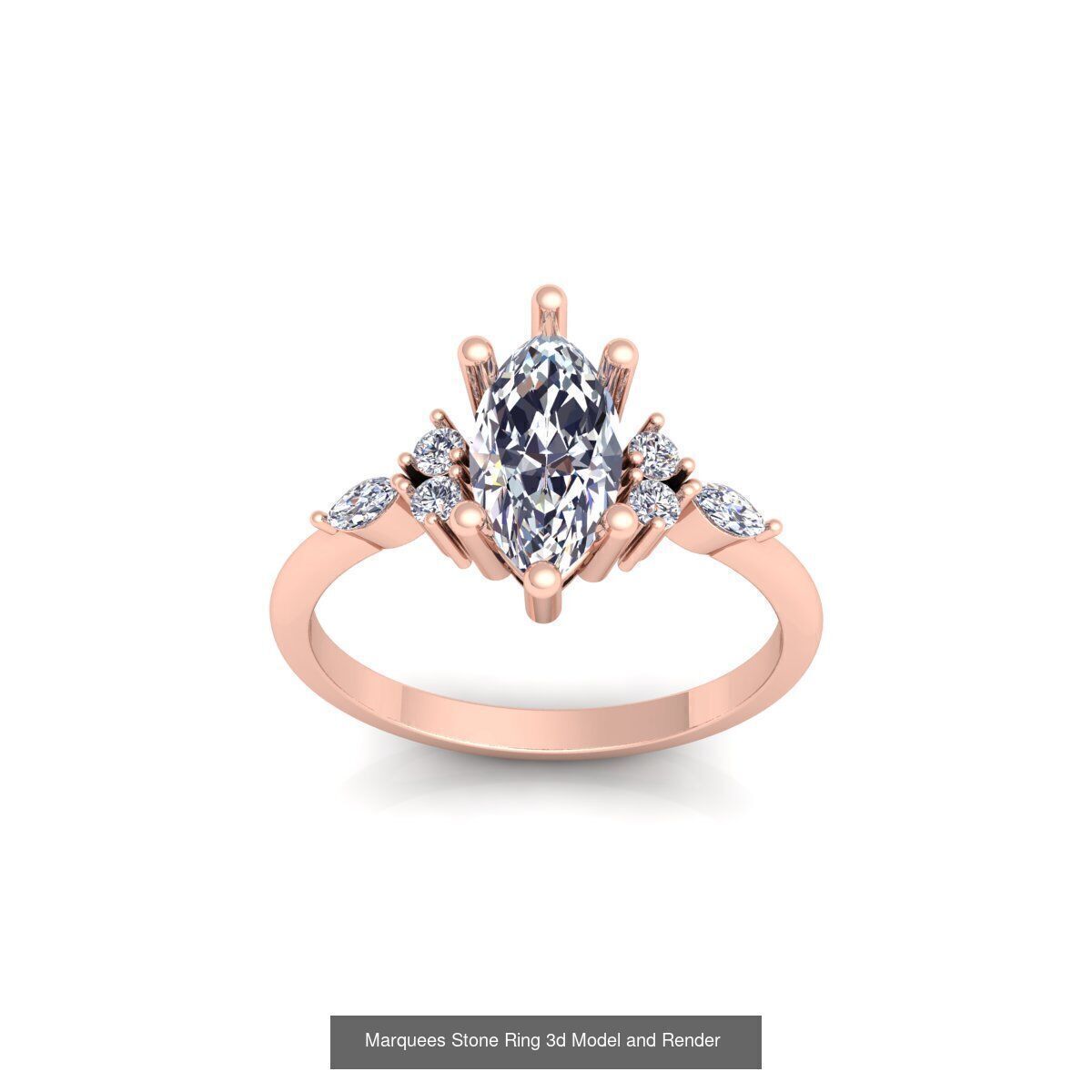 150 Fancy Engagement Ring Collection and Render  _107