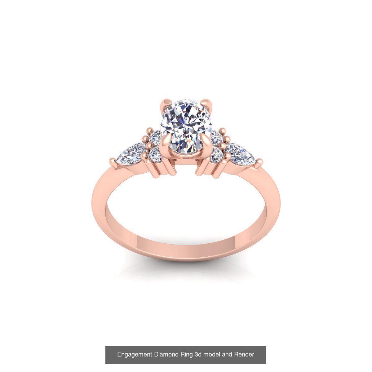 150 Fancy Engagement Ring Collection and Render  _152