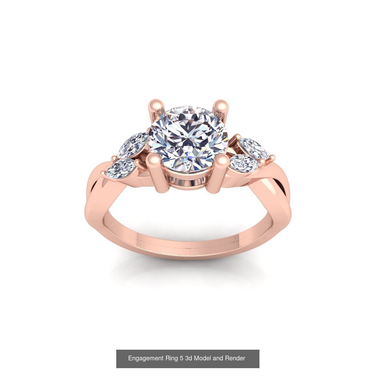 150 Fancy Engagement Ring Collection and Render  _133