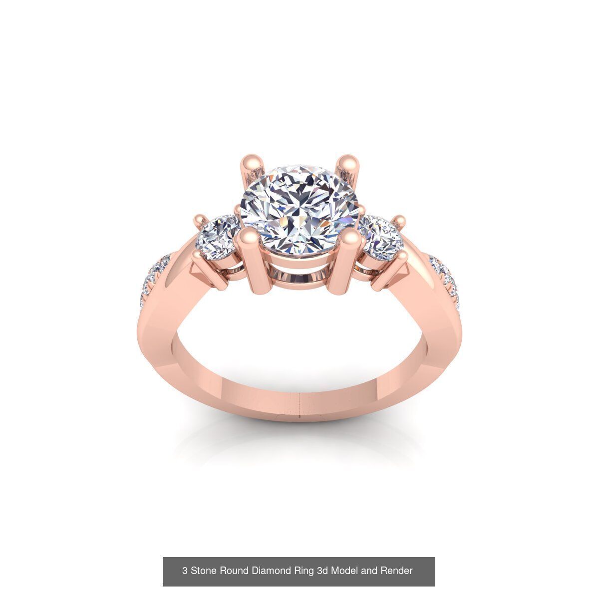 150 Fancy Engagement Ring Collection and Render  _148