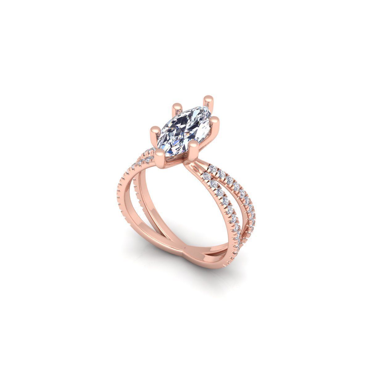 150 Fancy Engagement Ring Collection and Render  _179