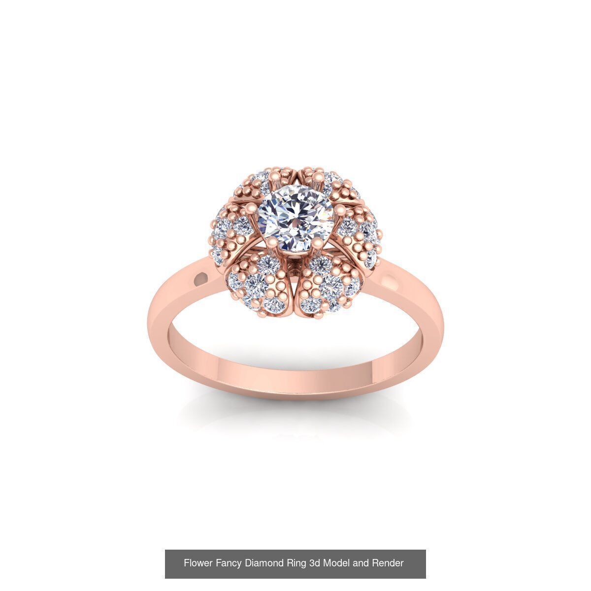 150 Fancy Engagement Ring Collection and Render  _35
