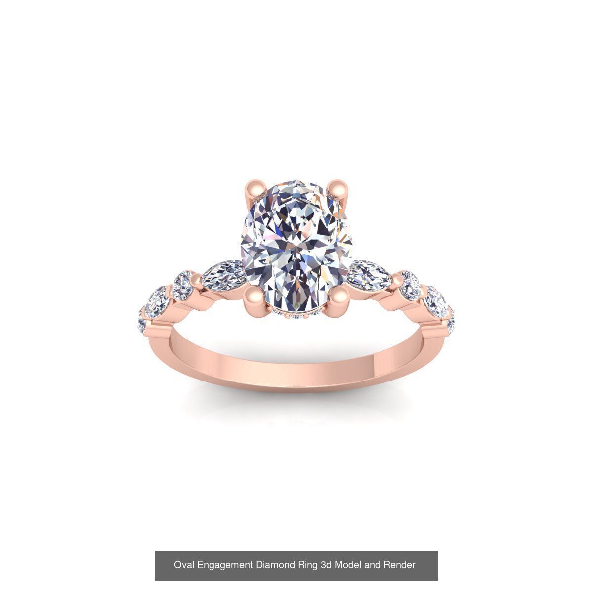150 Fancy Engagement Ring Collection and Render  _168