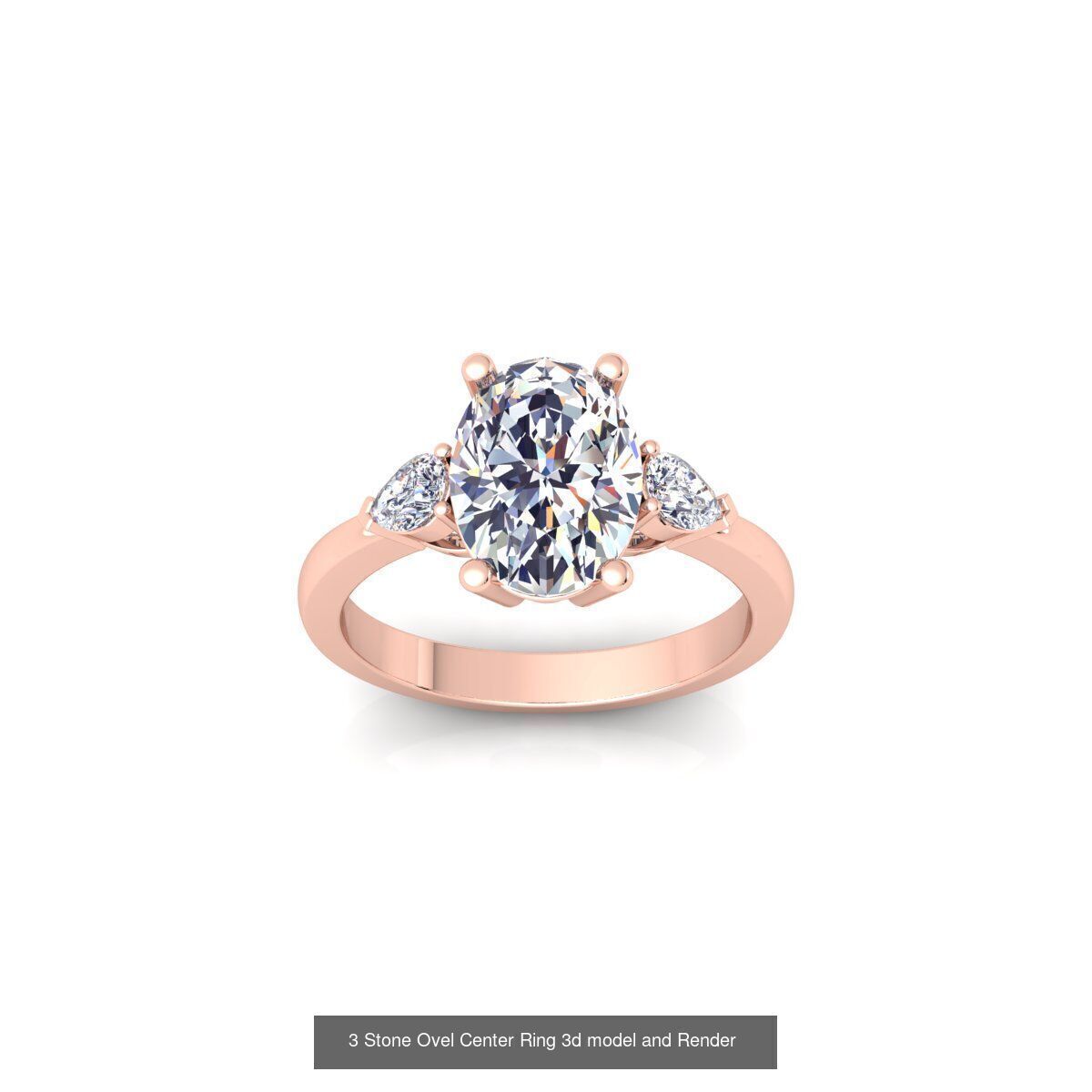 150 Fancy Engagement Ring Collection and Render  _29