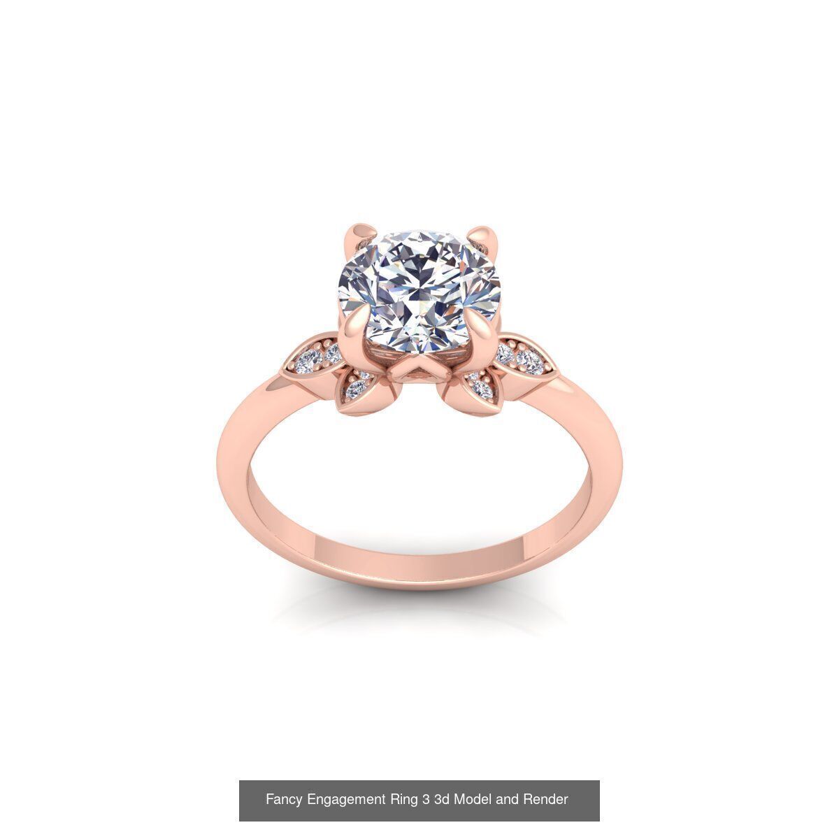 150 Fancy Engagement Ring Collection and Render  _125