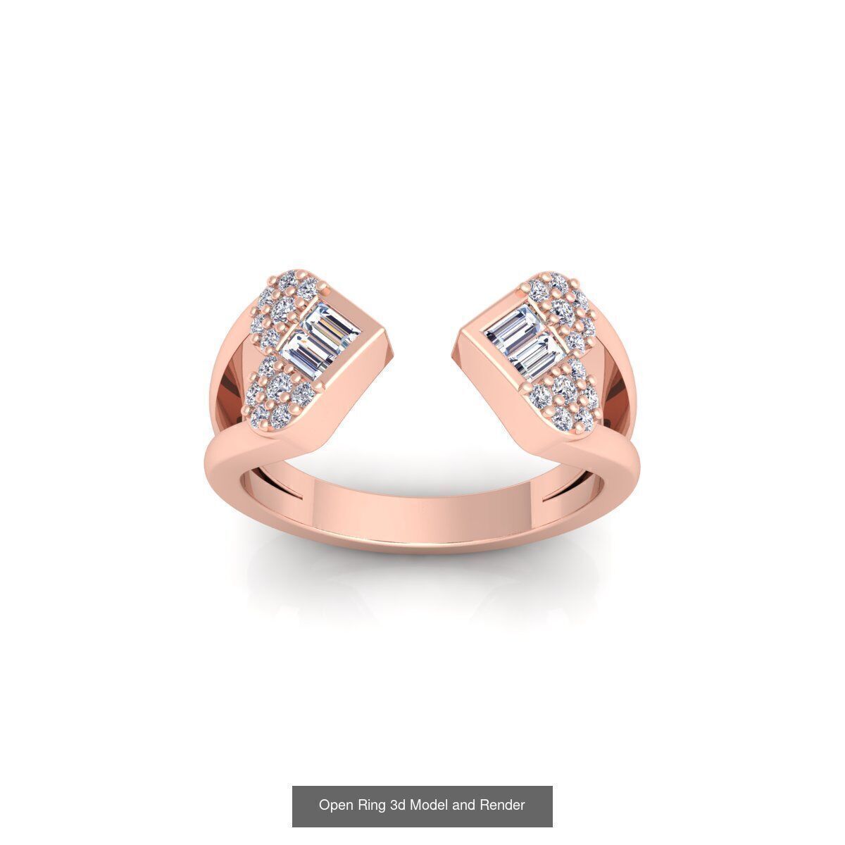 150 Fancy Engagement Ring Collection and Render  _75