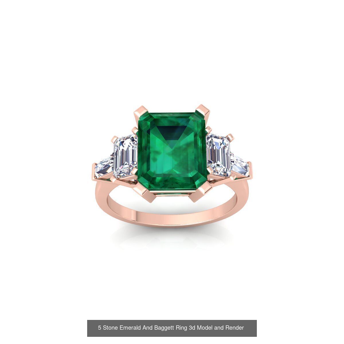 150 Fancy Engagement Ring Collection and Render  _26