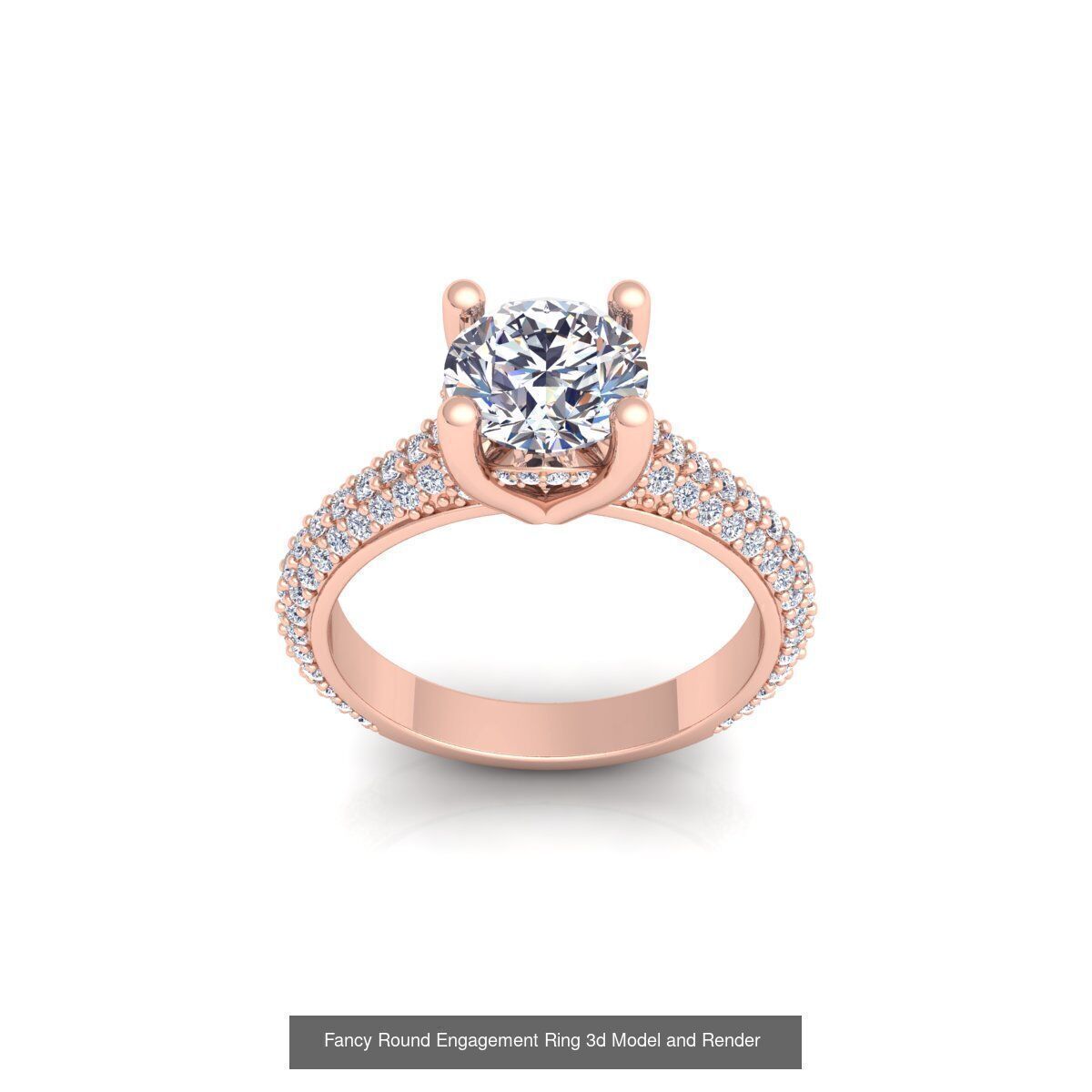 150 Fancy Engagement Ring Collection and Render  _128