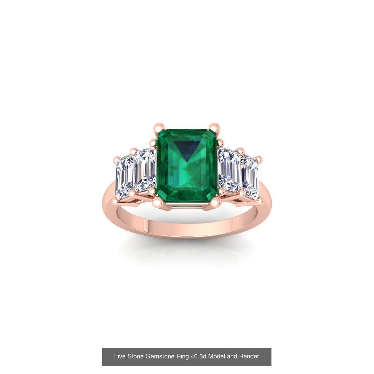 150 Fancy Engagement Ring Collection and Render  _23
