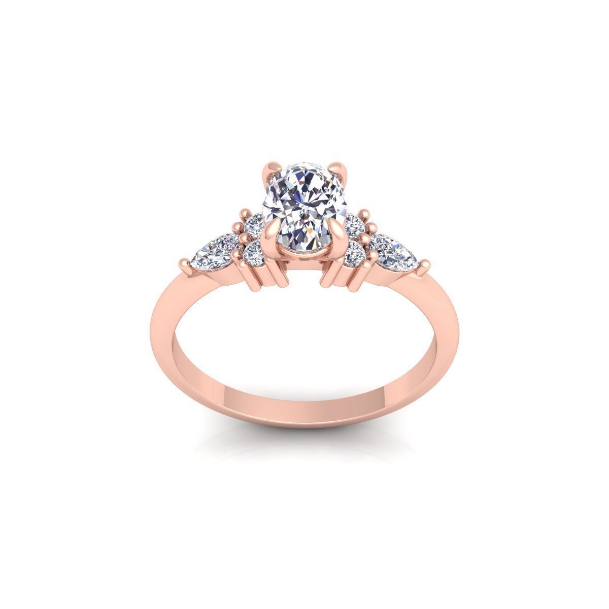 150 Fancy Engagement Ring Collection and Render  _251