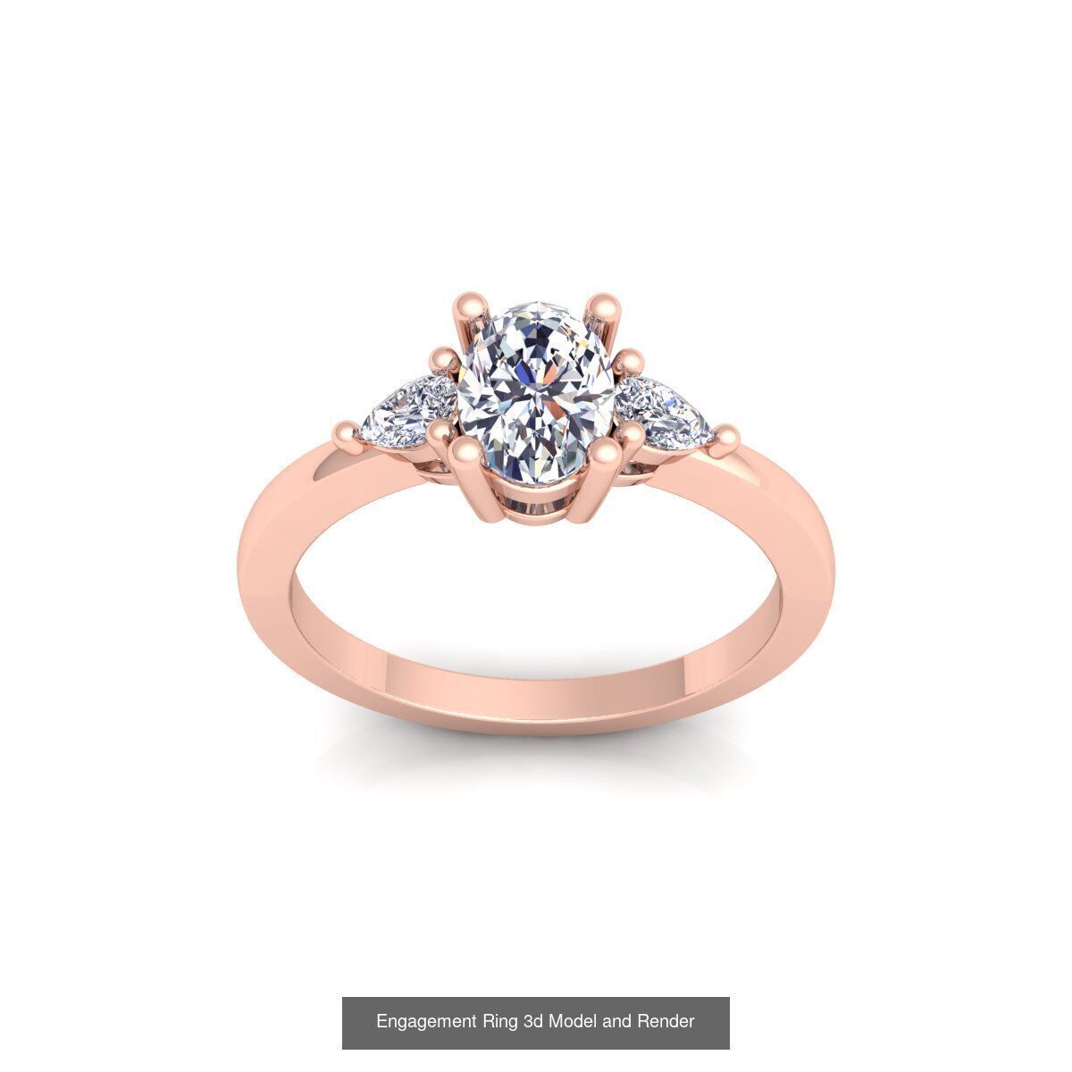 150 Fancy Engagement Ring Collection and Render  _135
