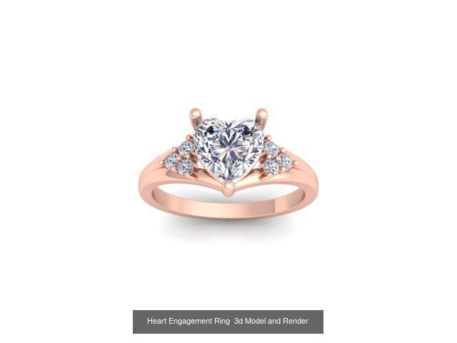 150 Fancy Engagement Ring Collection and Render  _55