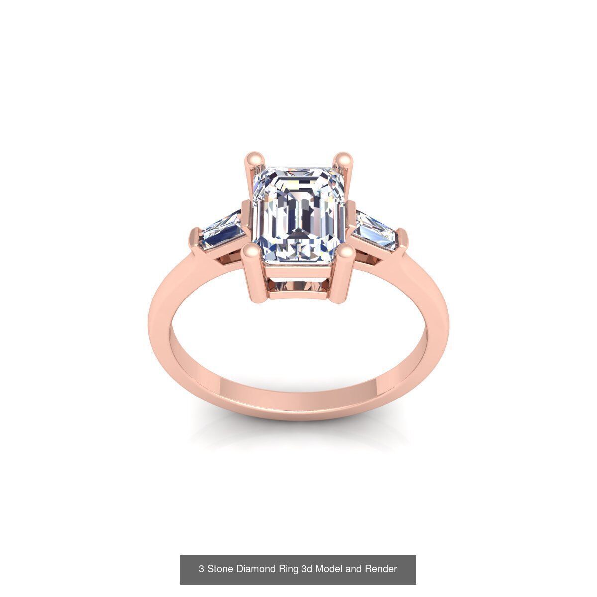 150 Fancy Engagement Ring Collection and Render  _157