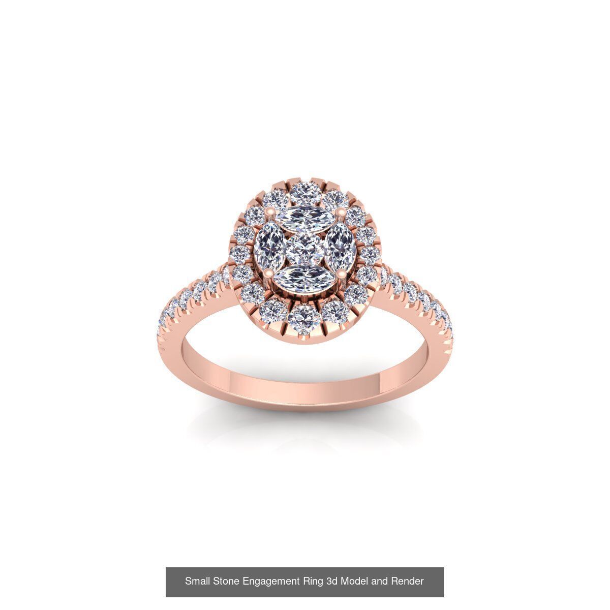 150 Fancy Engagement Ring Collection and Render  _77