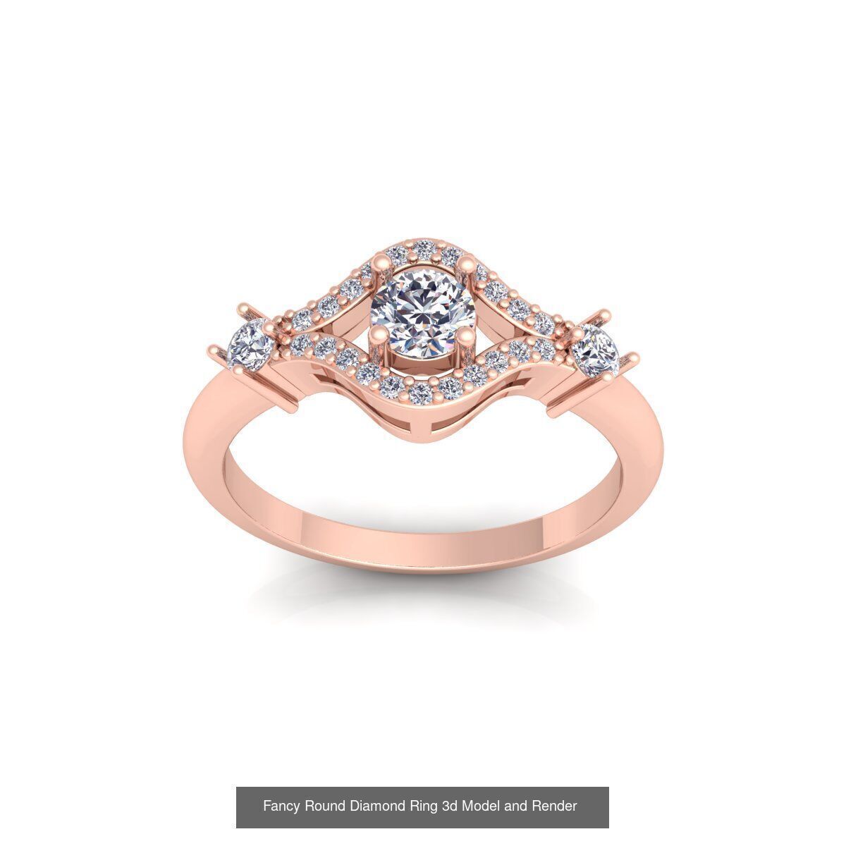 150 Fancy Engagement Ring Collection and Render  _113