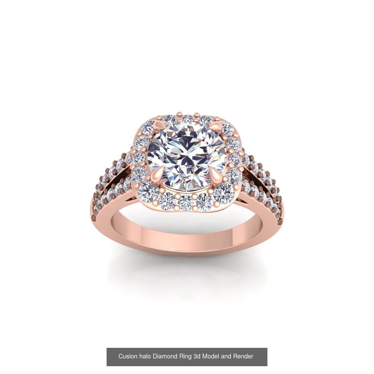 150 Fancy Engagement Ring Collection and Render  _32