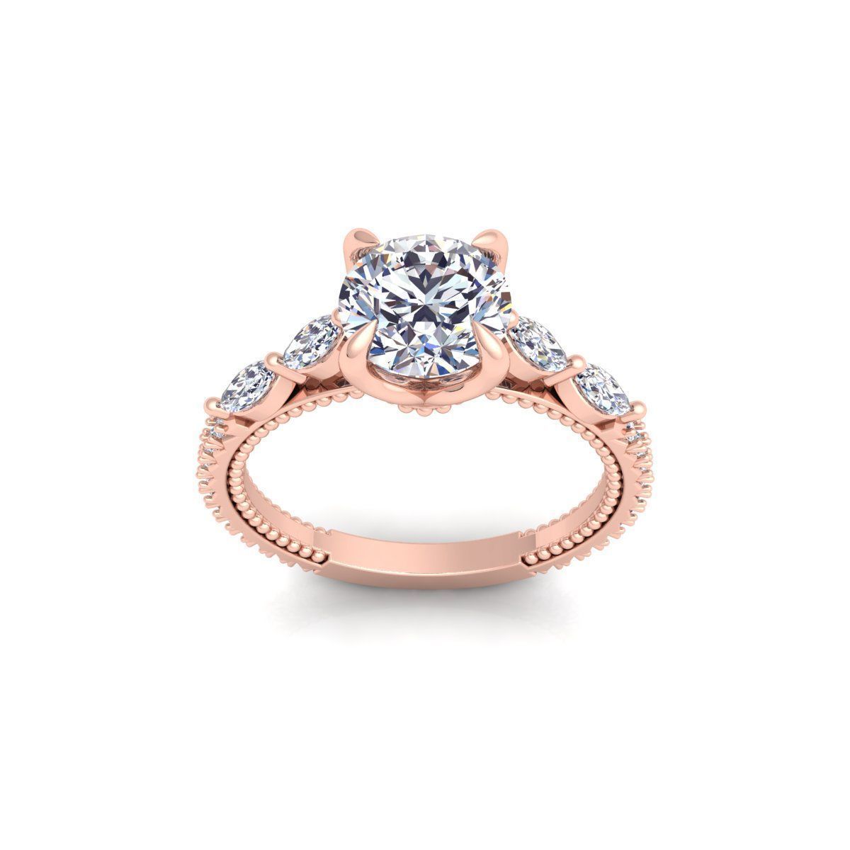 150 Fancy Engagement Ring Collection and Render  _212